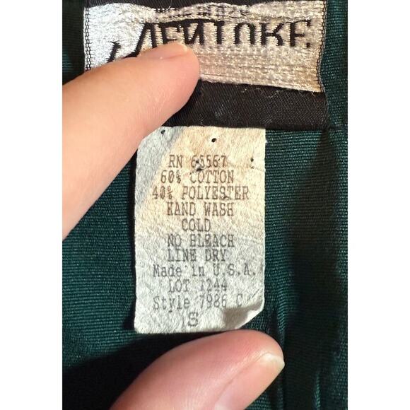 RARE Vintage 90's Nu Venture Floral Vest and Blouse - Picture 7 of 9